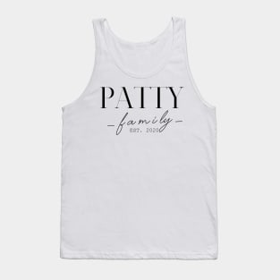 Patty Family EST. 2020, Surname, Patty Tank Top